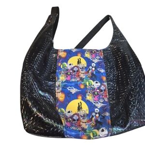 Handmade Jack And Sally Shoulder Bag